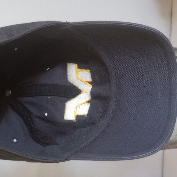 Michigan Wolverines Hat Cap Strap Back Adjustable Lithotype Logo Mens Sports - Picture 7 of 10